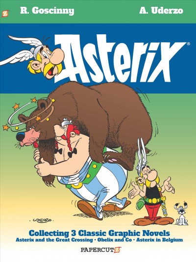 Asterix. Volume eight, Collecting: Asterix and the great crossing ; Obelix and Co. ; Asterix in Belgium / written by René Goscinny ; illustrated by Albert Uderzo ; translation, Joe Johnson.